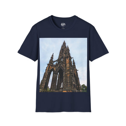 Scott Monument Photo Softstyle T-Shirt, Unisex Tee, Various Colours