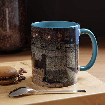 Tasses décoratives Écosse en gros plan - Scènes variées (bleu clair)
