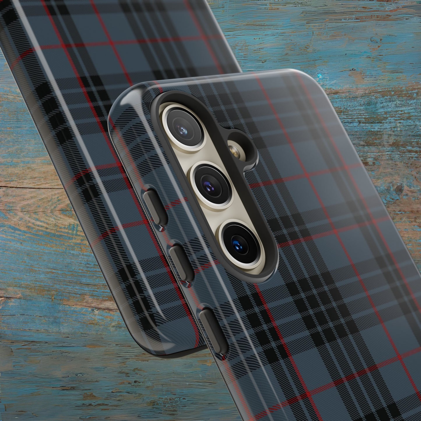 Étui de téléphone à motif tartan écossais - Mackay Blue, divers