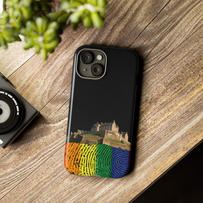 Edinburgh Castle Pride Rockface Phone Case - Fingerprint, Various