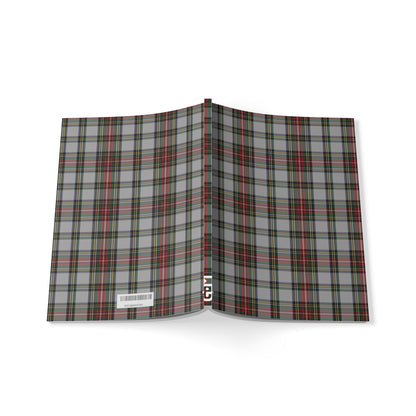 Scottish Tartan Softcover A5 Notebook - Stewart Dress