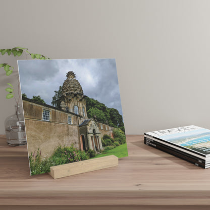 Photo Collection Gallery Stand Dunmore Pineapple, Oak Picture Stand, Scotland Art, Paysage, Points de repère, Différentes tailles 