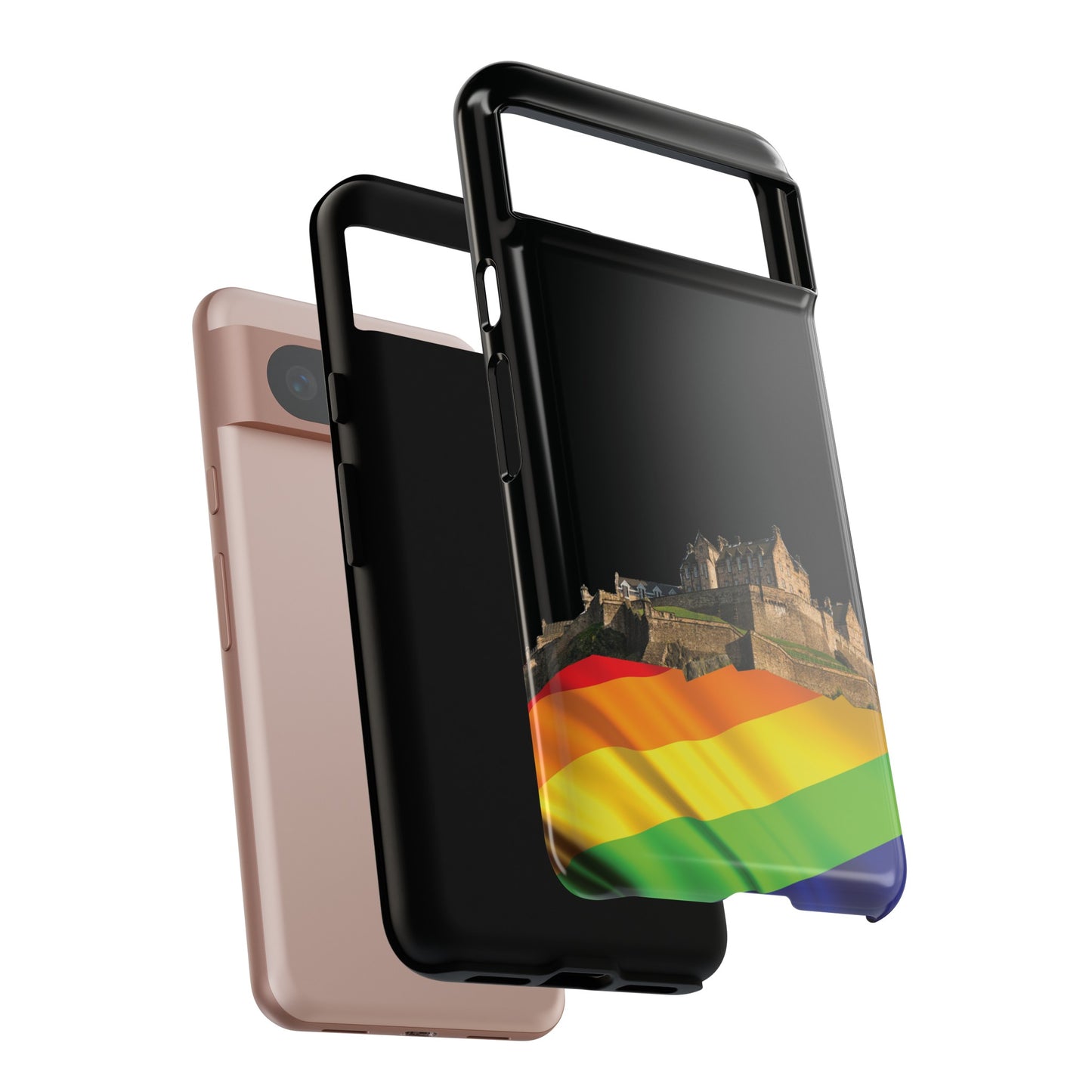 Edinburgh Castle Pride Rockface Phone Case - Flag, Various