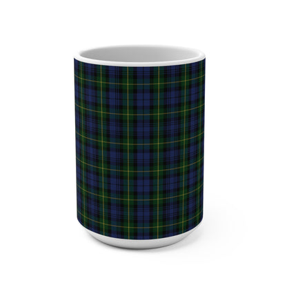 Scottish Tartan Mug 15oz, Gordon Tartan