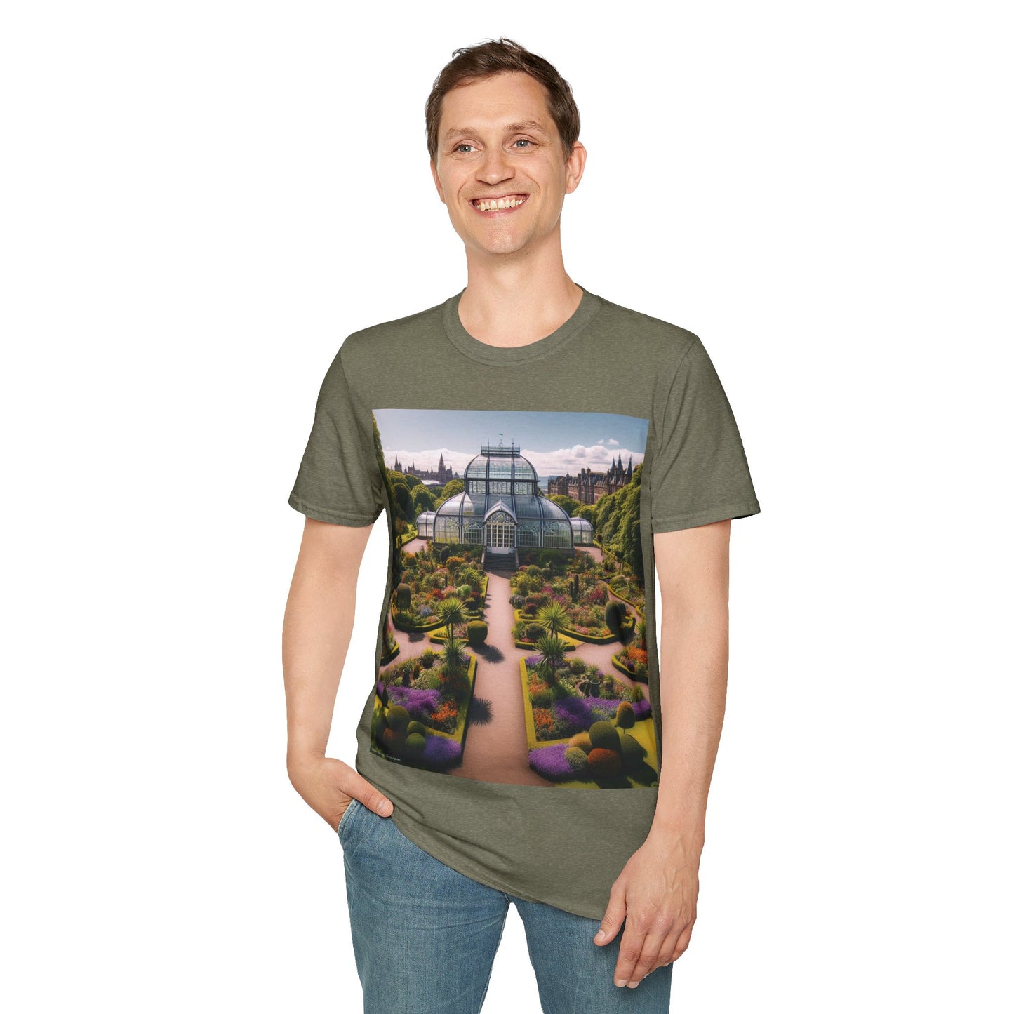 Botanic Gardens Glagsow Softstyle T-Shirt, Unisex Tee, Scottish Landmarks, Various Colours