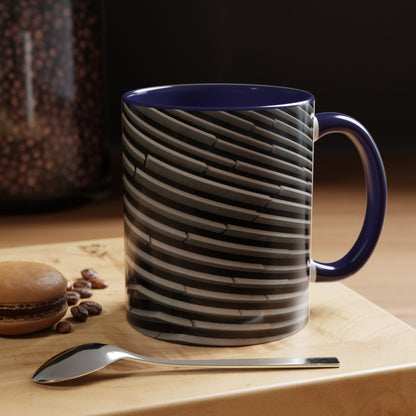Tasses décoratives Écosse en gros plan - Scènes variées (bleu marine)