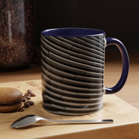 Tasses décoratives Écosse en gros plan - Scènes variées (bleu marine)