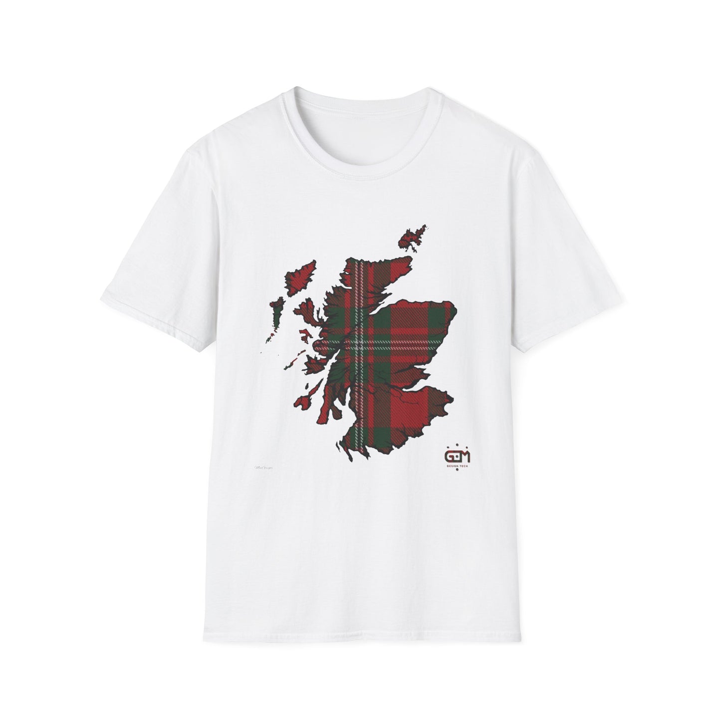 Tartan Ecosse Carte Softstyle T-Shirt Unisexe - MacGregor Tartan Tee