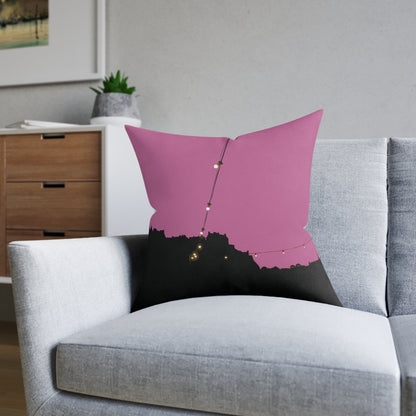 Coussins carrés Scotland Art Silhouette : différentes tailles