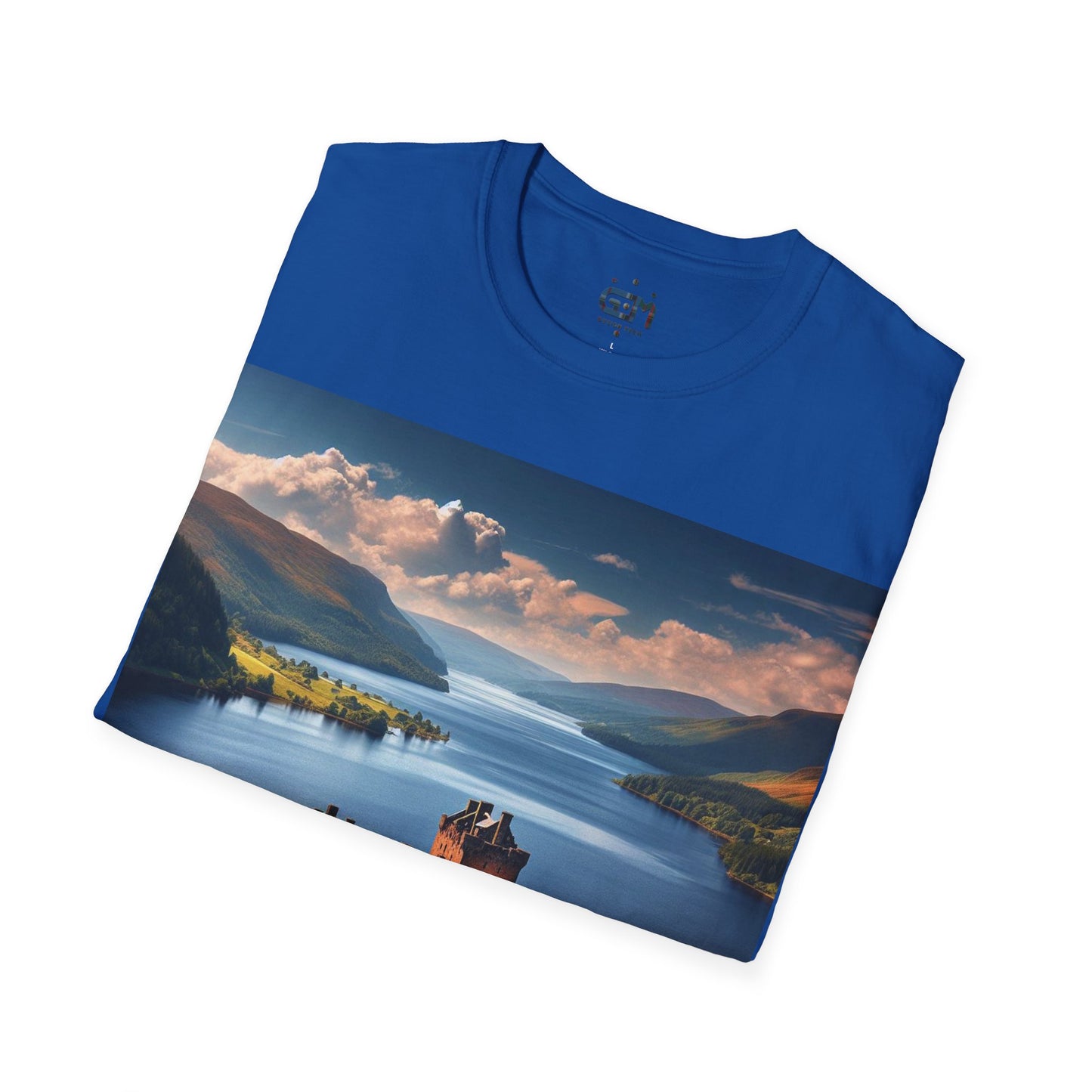 Urquhart Castle - Loch Ness Softstyle T-Shirt, Unisex Tee, Scottish Landmarks, Various Colours