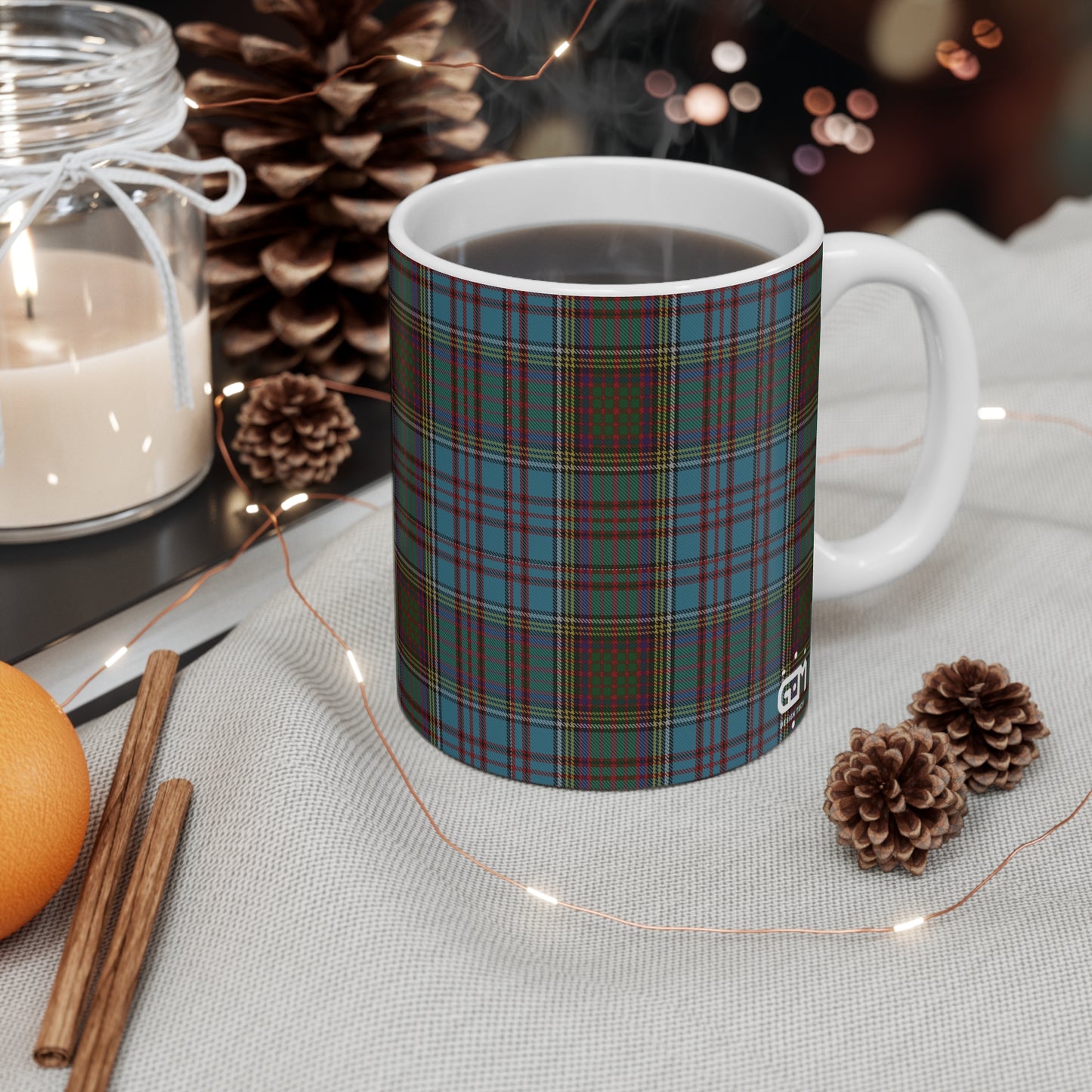 Scottish Tartan Mug 11oz, Anderson Tartan