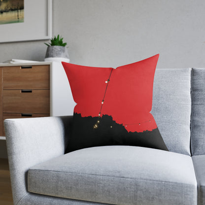 Coussins carrés Scotland Art Silhouette : différentes tailles