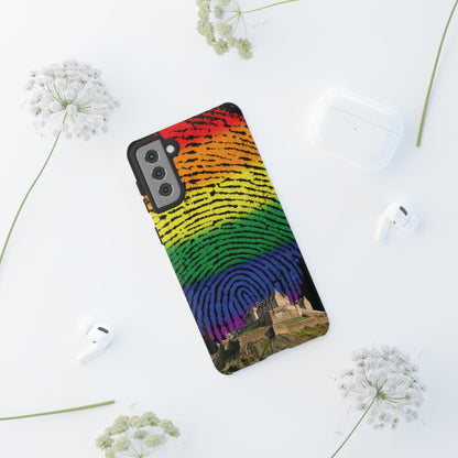 Edinburgh Castle Pride Phone Case - Fingerprint, Various