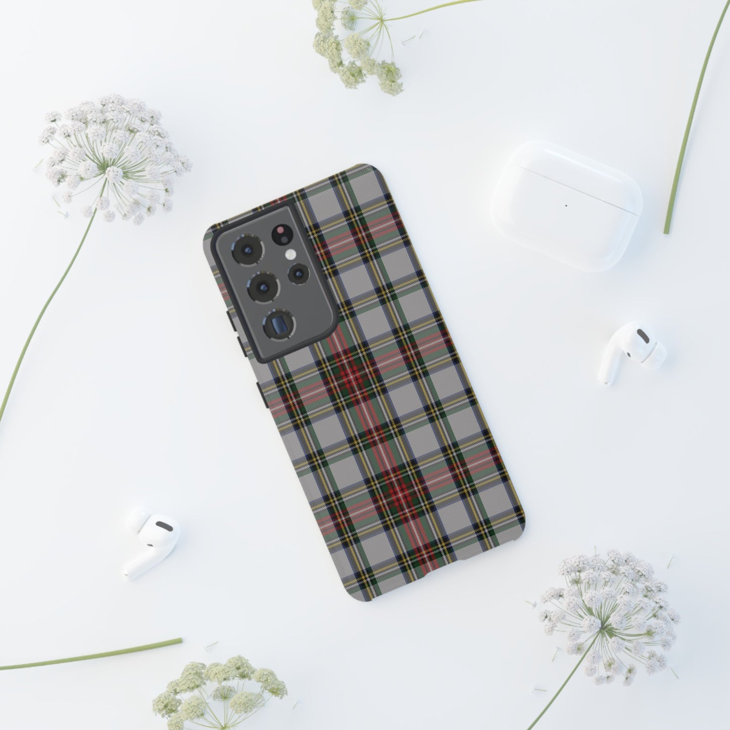 Scottish Tartan Phone Case - Stewart Dress, Various