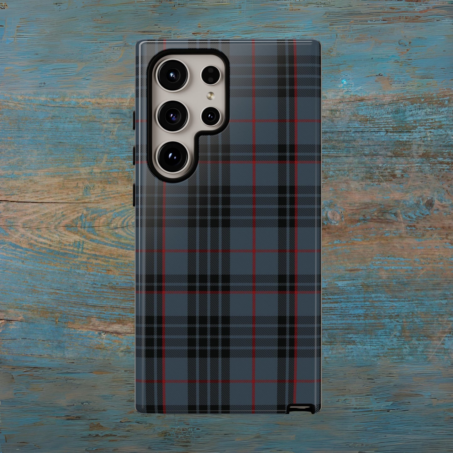 Étui de téléphone à motif tartan écossais - Mackay Blue, divers