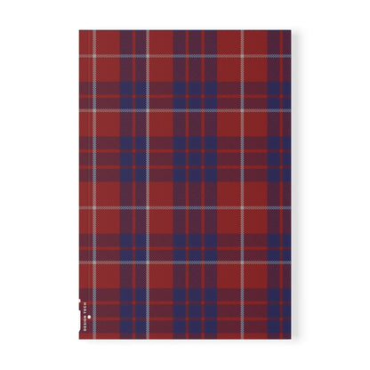 Scottish Tartan Softcover A5 Notebook - Hamilton