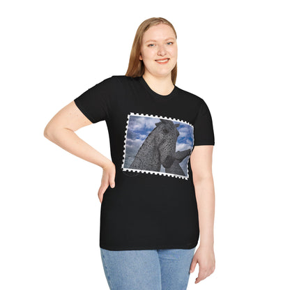 Postcard Kelpies Photo Softstyle T-Shirt, Unisex Tee, Scotland Shirt, Various Colours