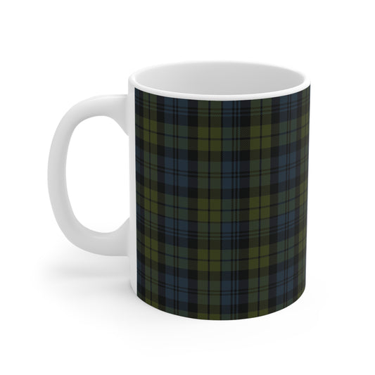 Scottish Tartan Mug 11oz, Campbell Tartan