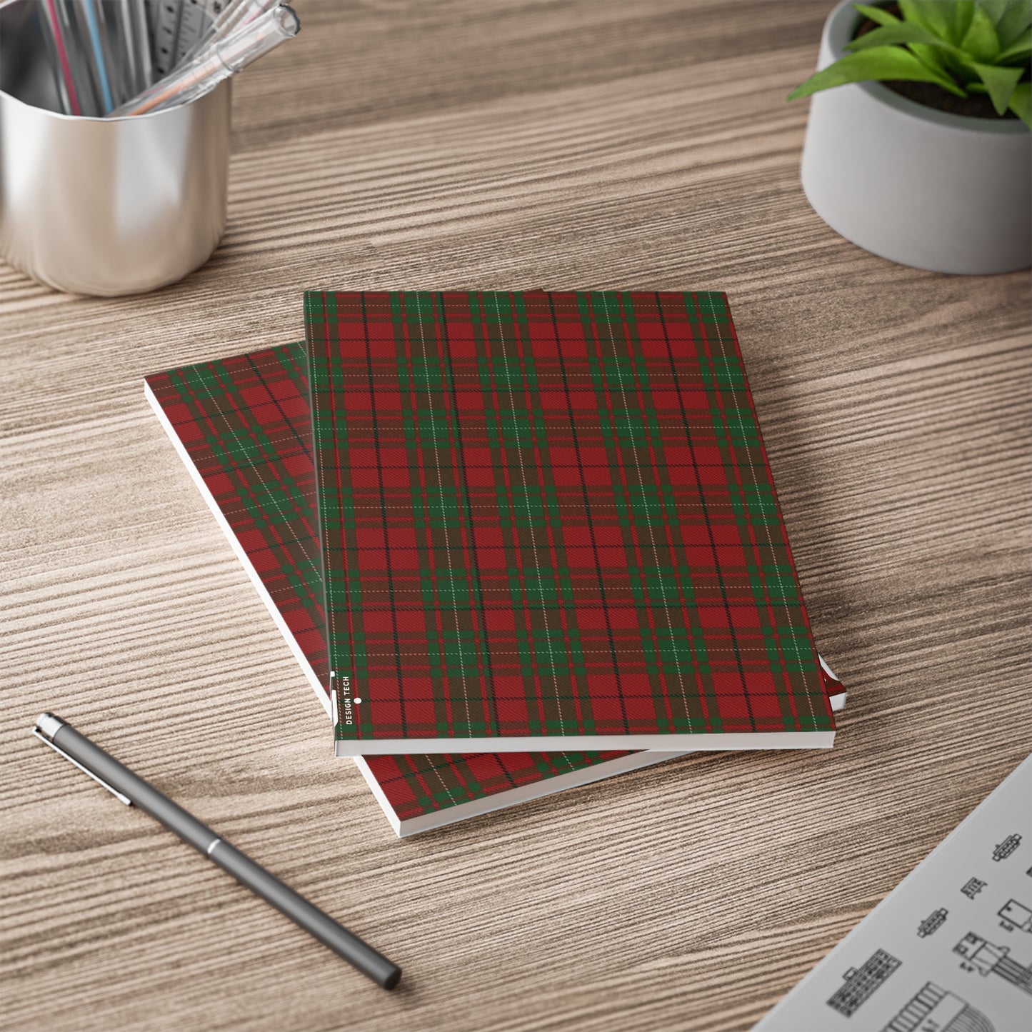 Scottish Tartan Softcover A5 Notebook - MacAuley