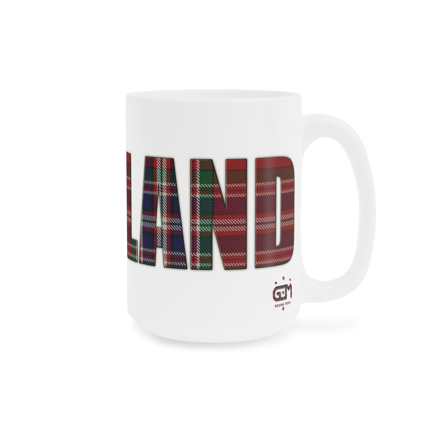 Scotland Tartan Mug - MacFarlane Tartan, Various Sizes