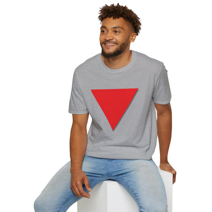 Red Triangle Softstyle Unisex T-Shirt, Various Colours