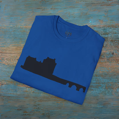 Eileen Donan Castle Silhouette Art Unisex T-Shirt