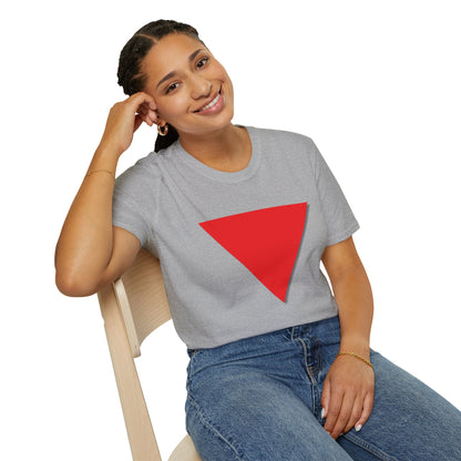 Red Triangle Softstyle Unisex T-Shirt, Various Colours