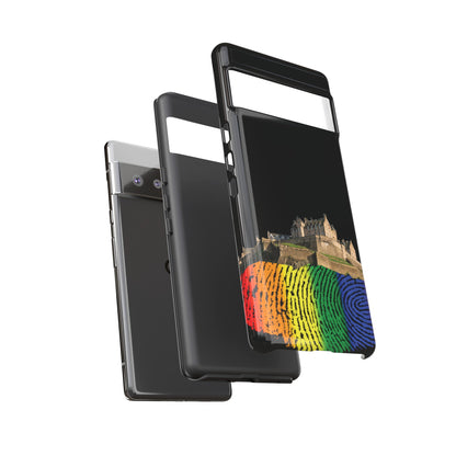 Edinburgh Castle Pride Rockface Phone Case - Fingerprint, Various