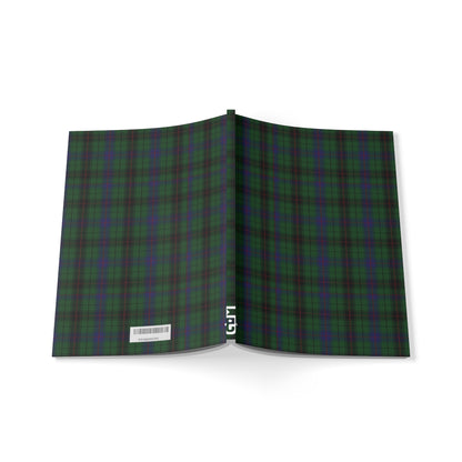 Scottish Tartan Softcover A5 Notebook - Davidson