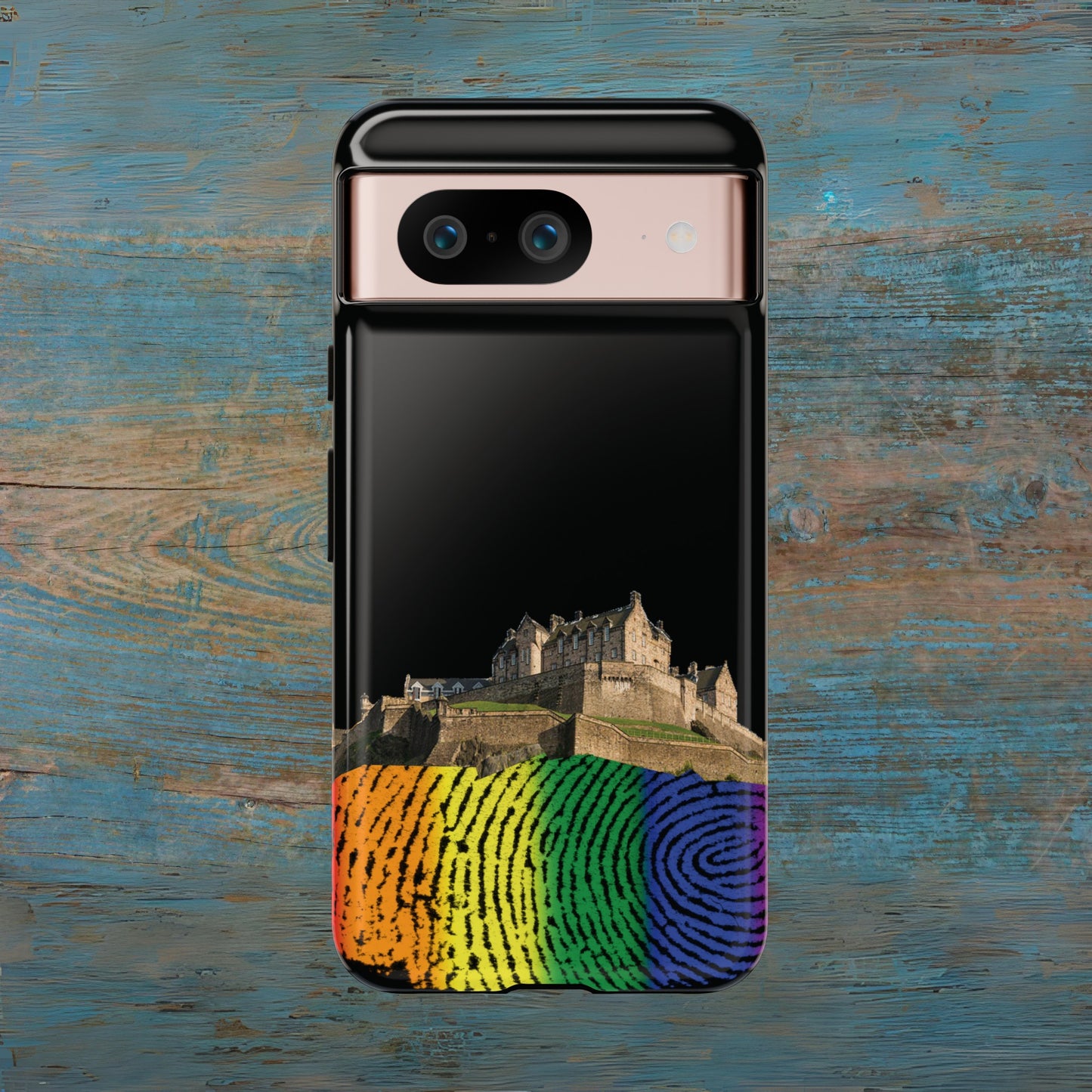 Edinburgh Castle Pride Rockface Phone Case - Fingerprint, Various