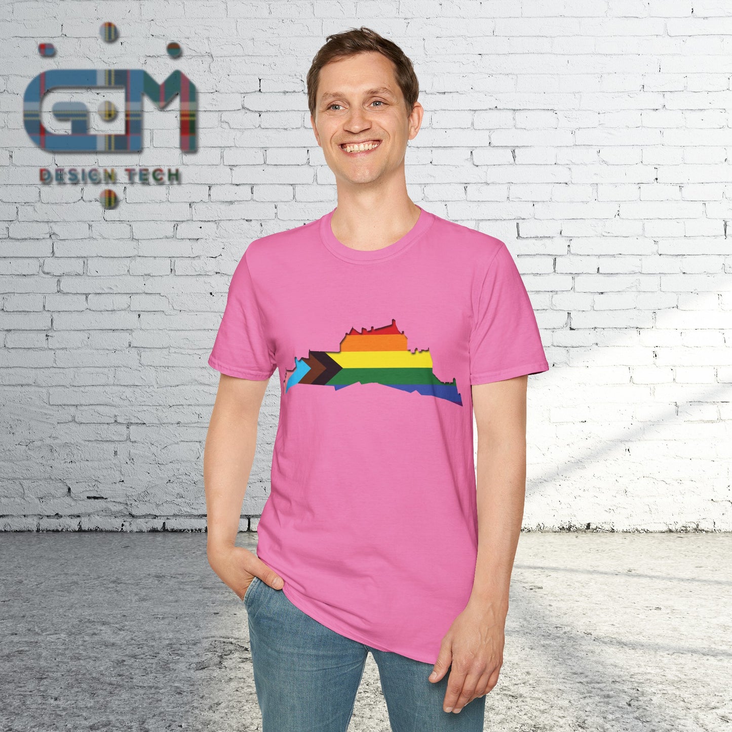 Edinburgh Castle Pride Progress Art Unisex T-Shirt