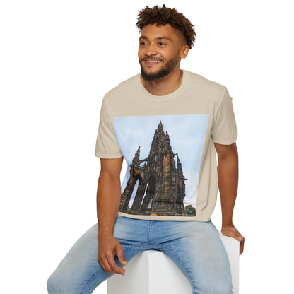 Scott Monument Photo Softstyle T-Shirt, Unisex Tee, Various Colours