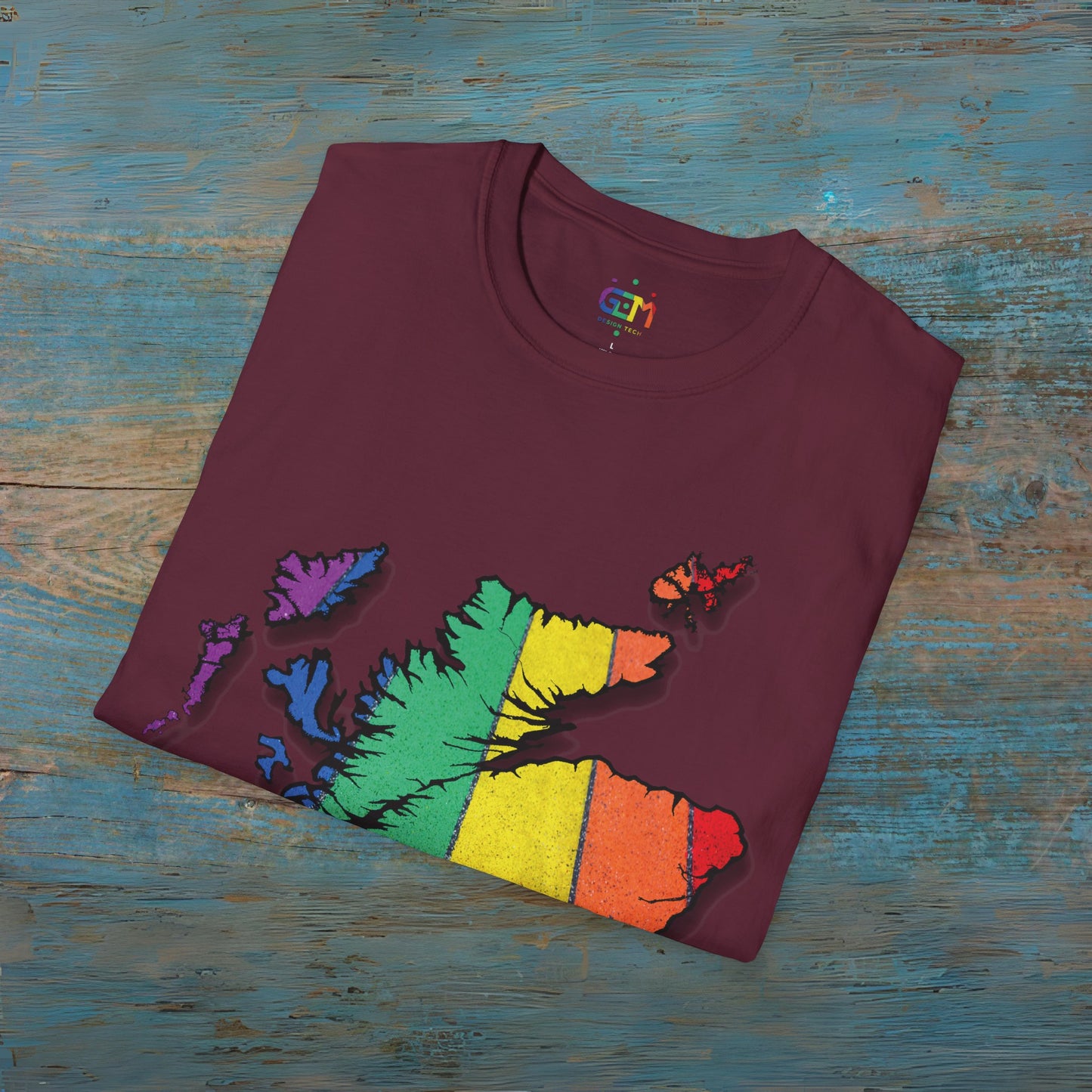 Pride Road Scotland Map Unisex T-Shirt, Various Colours