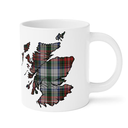 Tasse de carte de tartan d’Écosse - Stewart Tartan, différentes tailles 