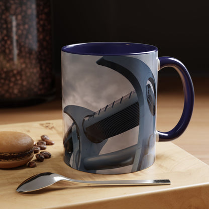 Tasses décoratives Écosse en gros plan - Scènes variées (bleu marine)