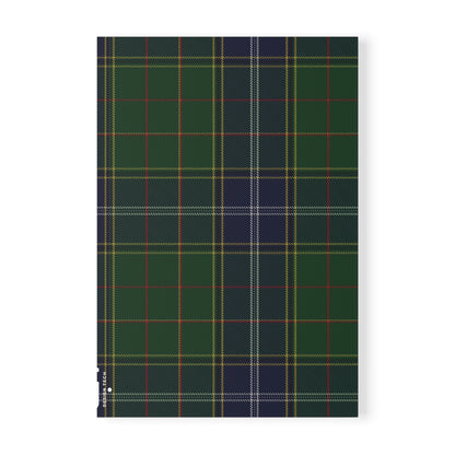 Scottish Tartan Softcover A5 Notebook - Pringle