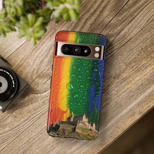 Edinburgh Castle Pride Phone Case - Rain, Various