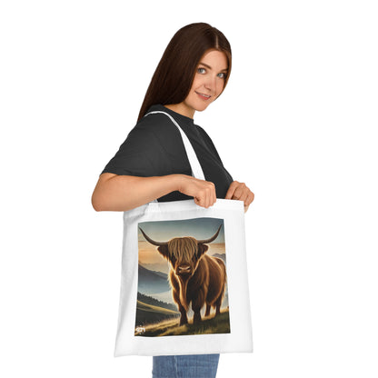 Scottish Nature Coloured Cotton Tote Bag