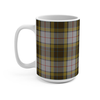 Scottish Tartan Mug 15oz, Buchanan Dress Tartan