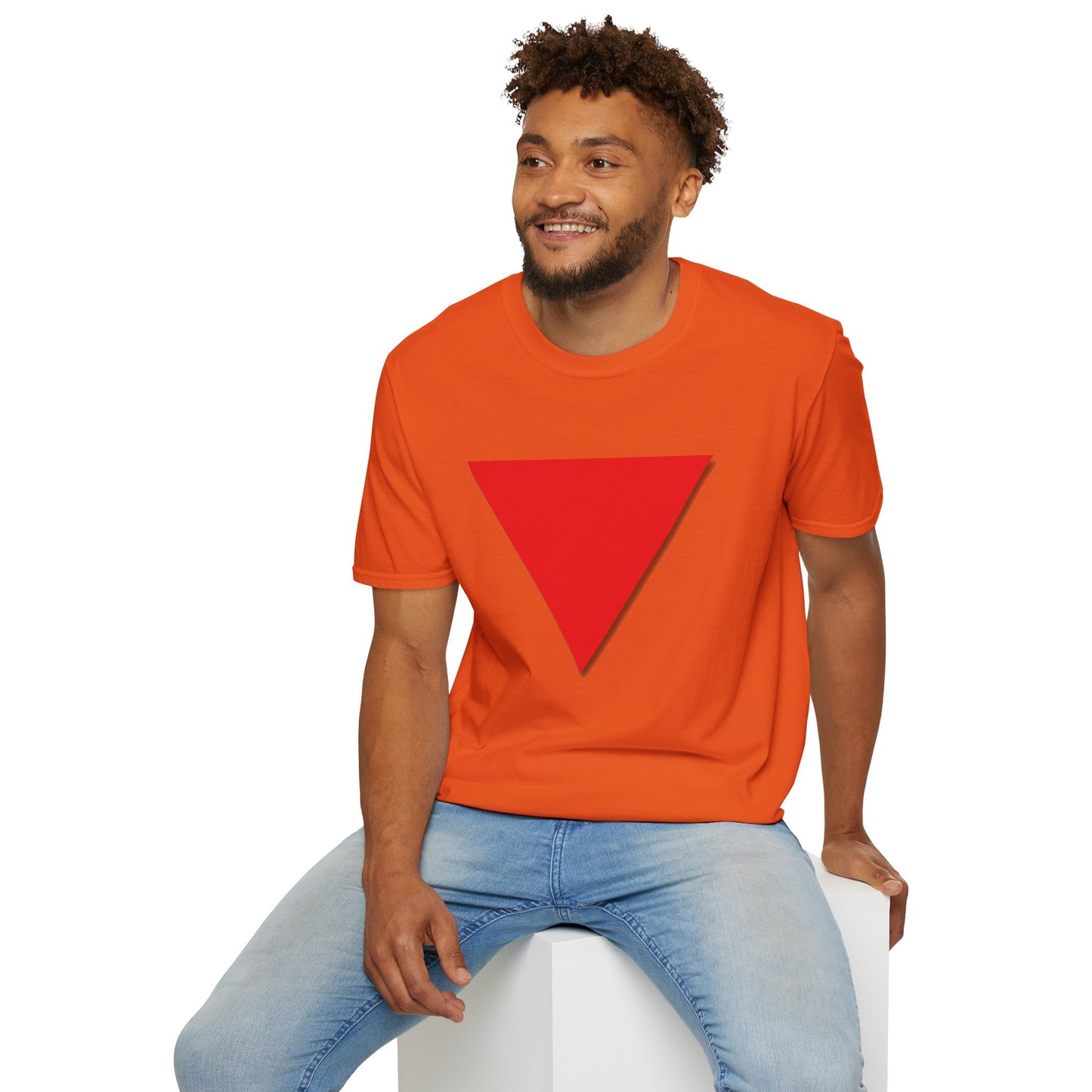 Red Triangle Softstyle Unisex T-Shirt, Various Colours