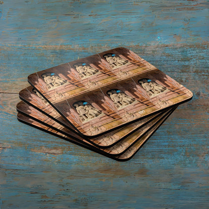 Scotland Up Close Cork Coaster Set - Various Scenes