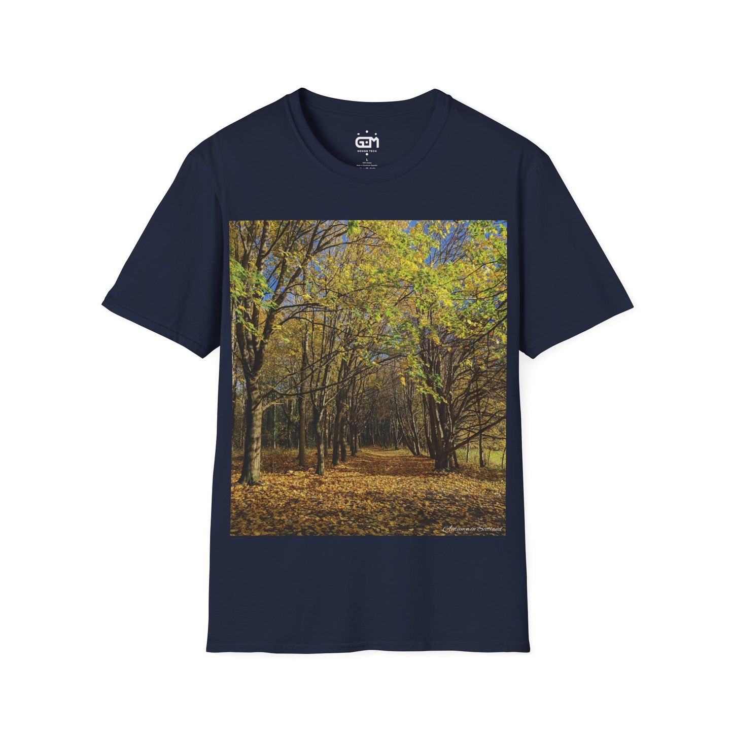 Autumn in Scotland Photo Softstyle T-Shirt, Unisex Tee, Scotland Shirt, Scottish Landmark, Nature, Scenery, Various Colours