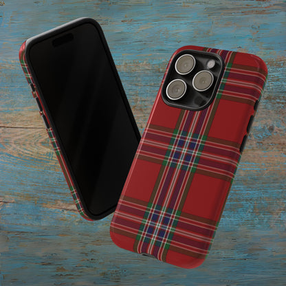 Scottish Tartan Phone Case - MacFarlane Red, Various