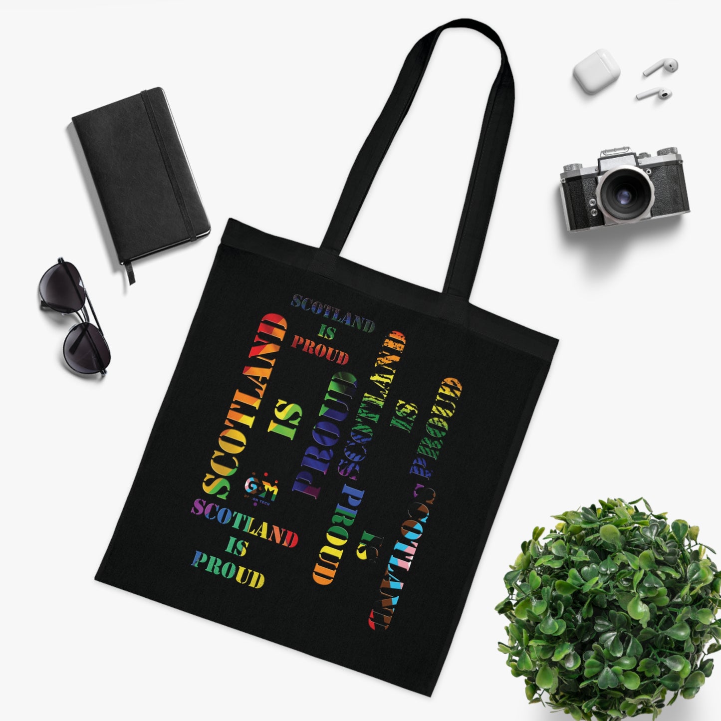 Scotland Pride Slogans Cotton Tote Bag