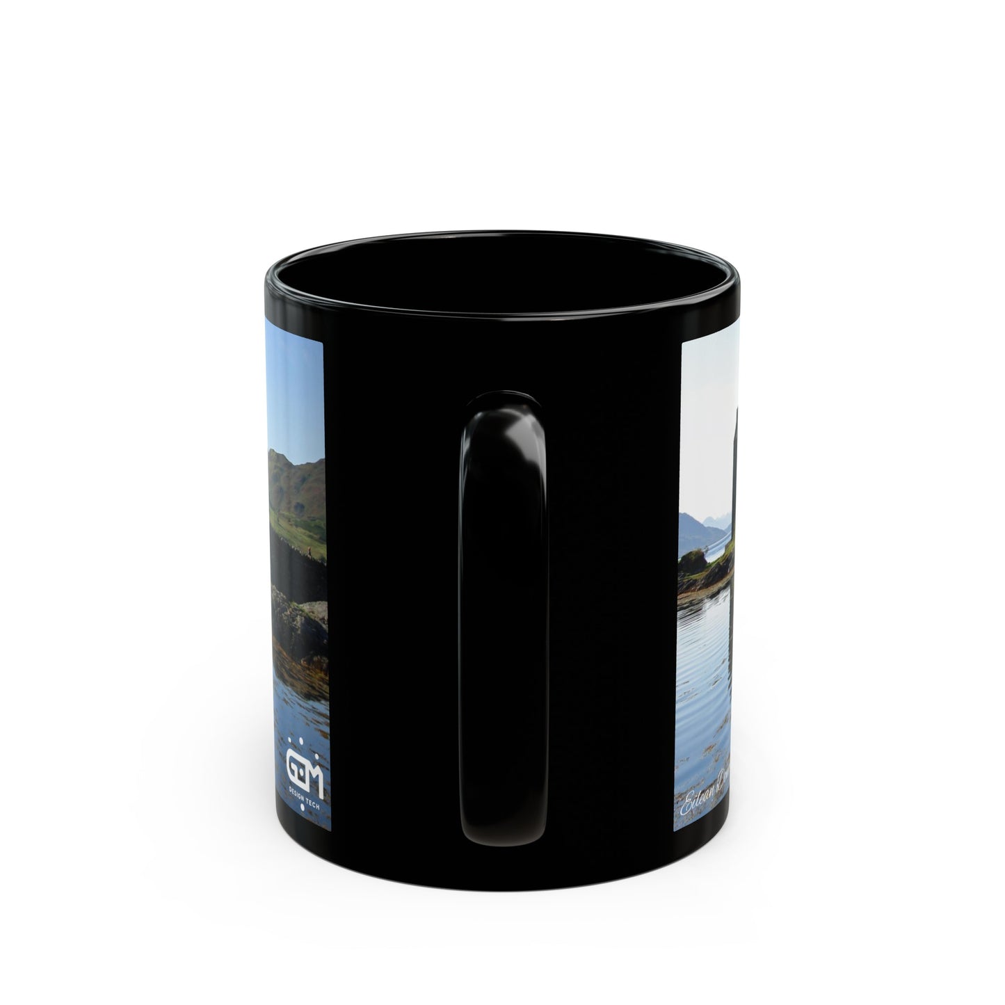 Eilean Donan Castle Photo Mug, Coffee Cup, Tea Cup, Scottish Art, Scottish Landmarks, Scottish Nature, Black