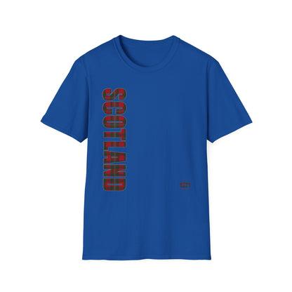 Tartan Scotland Lettrage Softstyle T-shirt unisexe, MacGregor Tartan Tee 