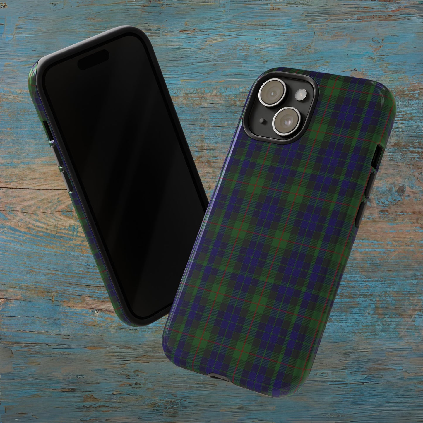 Étui de téléphone à motif tartan écossais - Gunn, divers