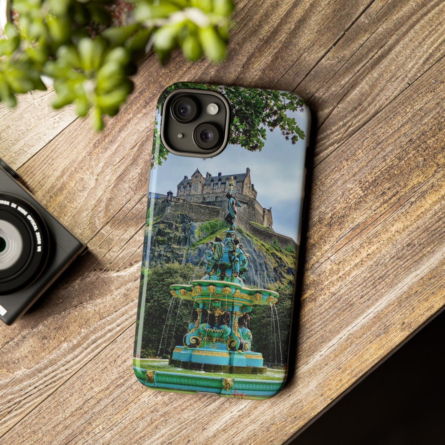 Ross Fountain & Edinburgh Castle Photo Phone Case, Scotland, Various