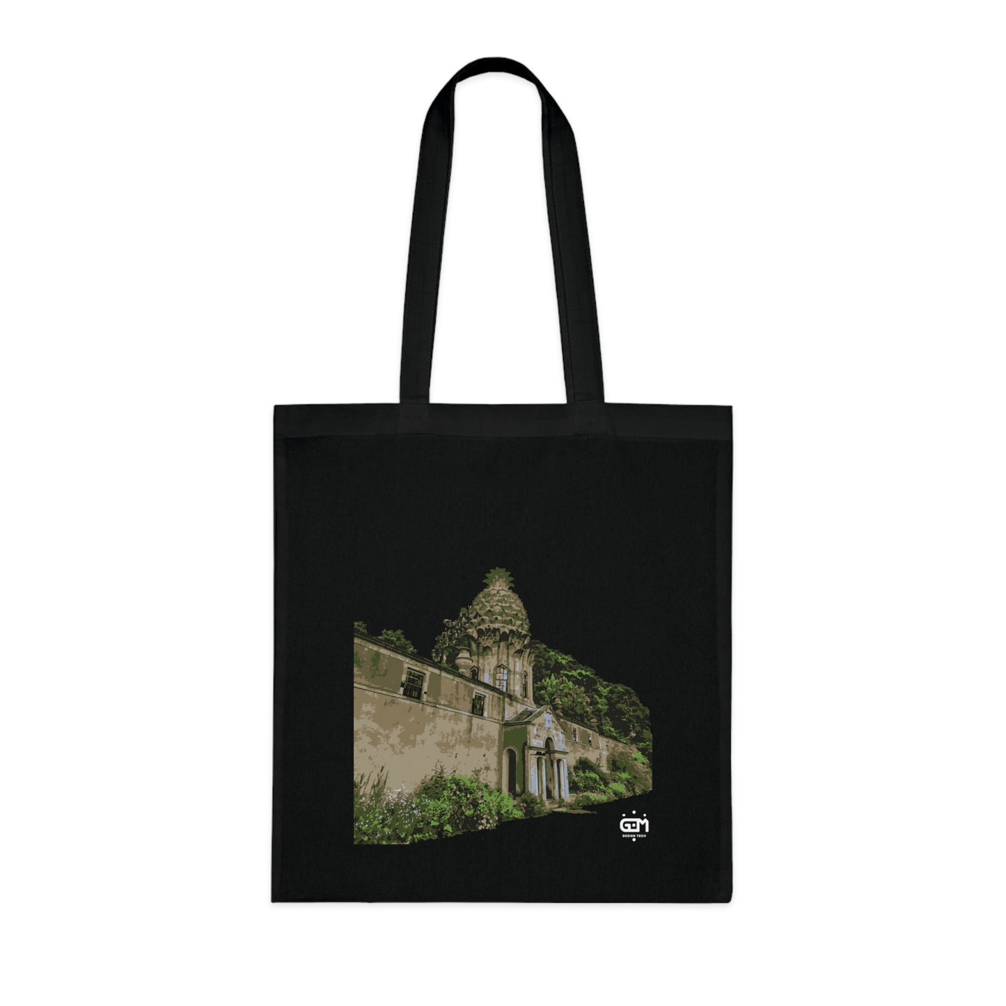 Dunmore Pineapple Art Cotton Tote Bag, Scotland