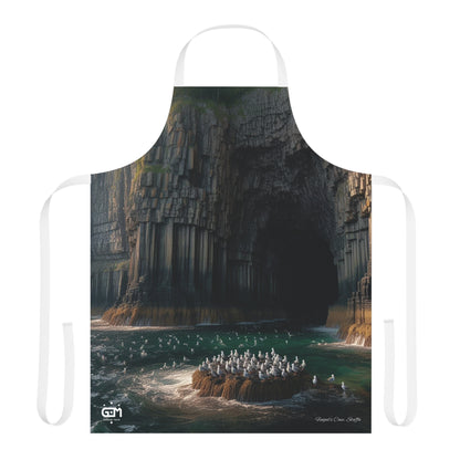 Fingal's Cave - Staffa Apron, Scottish Cooking Apparel, Chef Accessory